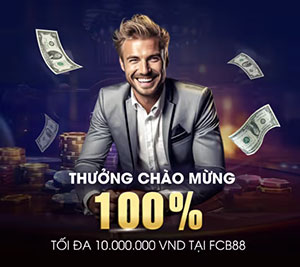 Khuyến mãi thưởng nạp đầu 100% lên tới 10 triệu VNĐ